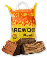 bagged firewood